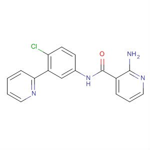 879085-66-2  3-Pyridinecarboxamide, 2-amino-N-[4-chloro-3-(2-pyridinyl)phenyl]-