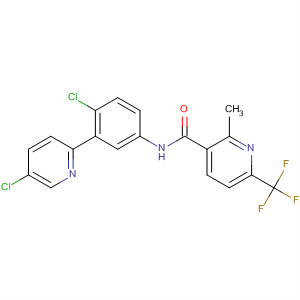 879085-73-1  3-Pyridinecarboxamide,N-[4-chloro-3-(5-chloro-2-pyridinyl)phenyl]-2-methyl-6-(trifluoromethyl)-