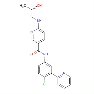879087-74-8  3-Pyridinecarboxamide,N-[4-chloro-3-(2-pyridinyl)phenyl]-6-[[(2S)-2-hydroxypropyl]amino]-
