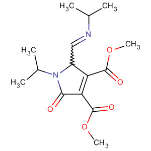 87922-38-1  1H-Pyrrole-3,4-dicarboxylic acid,2,5-dihydro-1-(1-methylethyl)-2-[[(1-methylethyl)imino]methyl]-5-oxo-,dimethyl ester