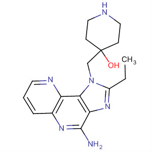 879509-56-5  4-Piperidinol,4-[(4-amino-2-ethyl-1H-imidazo[4,5-c][1,5]naphthyridin-1-yl)methyl]-