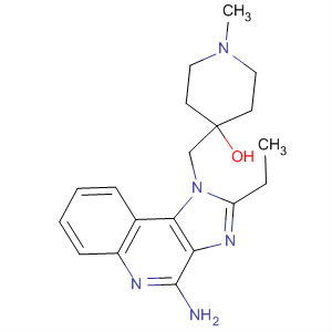 879509-88-3  4-Piperidinol,4-[(4-amino-2-ethyl-1H-imidazo[4,5-c]quinolin-1-yl)methyl]-1-methyl-