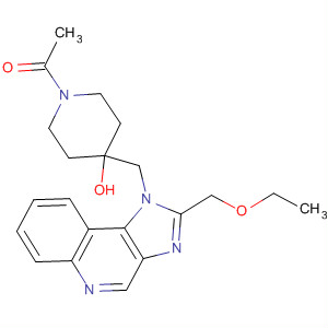 879514-39-3  4-Piperidinol,1-acetyl-4-[[2-(ethoxymethyl)-1H-imidazo[4,5-c]quinolin-1-yl]methyl]-
