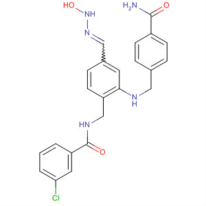 879540-91-7  Benzamide,N-[[2-[[[4-(aminocarbonyl)phenyl]methyl]amino]-4-[(hydroxyamino)iminomethyl]phenyl]methyl]-3-chloro-