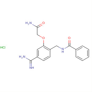 879542-99-1  Benzamide,N-[[4-(aminoiminomethyl)-2-(2-amino-2-oxoethoxy)phenyl]methyl]-,monohydrochloride