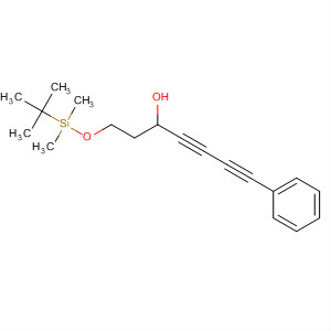 879560-08-4  4,6-Heptadiyn-3-ol, 1-[[(1,1-dimethylethyl)dimethylsilyl]oxy]-7-phenyl-
