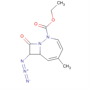 87958-11-0  1,2-Diazabicyclo[5.2.0]nona-3,5-diene-2-carboxylic acid,8-azido-5-methyl-9-oxo-, ethyl ester, cis-
