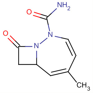 87958-17-6  1,2-Diazabicyclo[5.2.0]nona-3,5-diene-2-carboxamide, 5-methyl-9-oxo-