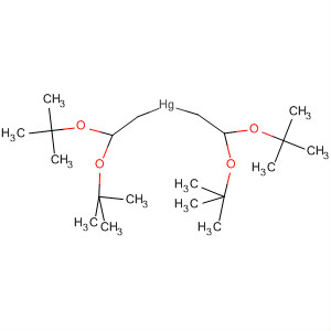 87989-34-2  Mercury, bis[2,2-bis(1,1-dimethylethoxy)ethyl]-