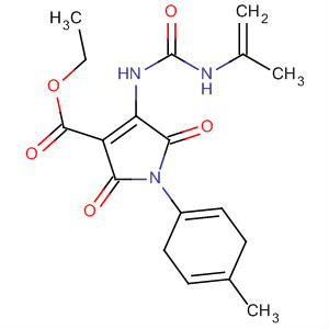 88015-77-4  1H-Pyrrole-3-carboxylic acid,2,5-dihydro-1-(4-methylphenyl)-2,5-dioxo-4-[[(2-propenylamino)carbonyl]amino]-, ethyl ester