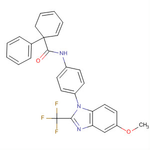 880176-67-0  [1,1'-Biphenyl]-4-carboxamide,N-[4-[5-methoxy-2-(trifluoromethyl)-1H-benzimidazol-1-yl]phenyl]-