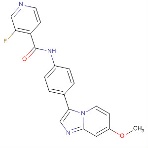 880177-40-2  4-Pyridinecarboxamide,3-fluoro-N-[4-(7-methoxyimidazo[1,2-a]pyridin-3-yl)phenyl]-