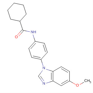 880177-54-8  Cyclohexanecarboxamide,N-[4-(5-methoxy-1H-benzimidazol-1-yl)phenyl]-