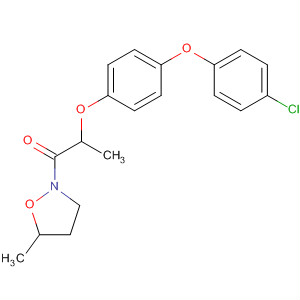 88020-30-8  Isoxazolidine, 2-[2-[4-(4-chlorophenoxy)phenoxy]-1-oxopropyl]-5-methyl-
