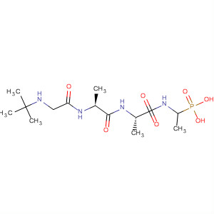 88034-91-7  L-Alaninamide,N-(1,1-dimethylethyl)glycyl-L-alanyl-N-(1-phosphonoethyl)-, (S)-