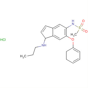 88041-02-5  Methanesulfonamide,N-[2,3-dihydro-6-phenoxy-1-(propylamino)-1H-inden-5-yl]-,monohydrochloride