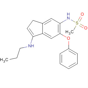 88041-12-7  Methanesulfonamide, N-[5-phenoxy-3-(propylamino)-1H-inden-6-yl]-