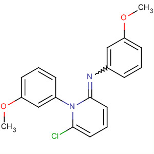 88046-87-1  Benzenamine,N-[6-chloro-1-(3-methoxyphenyl)-2(1H)-pyridinylidene]-3-methoxy-