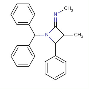 88047-82-9  Methanamine,N-[1-(diphenylmethyl)-3-methyl-4-phenyl-2-azetidinylidene]-, trans-