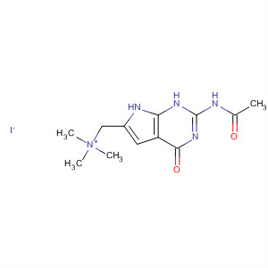 88062-70-8  1H-Pyrrolo[2,3-d]pyrimidine-6-methanaminium,2-(acetylamino)-4,7-dihydro-N,N,N-trimethyl-4-oxo-, iodide