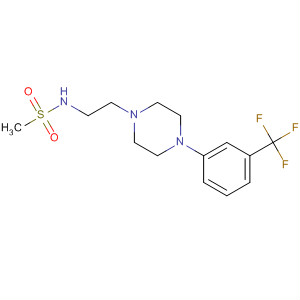 88069-02-7  Methanesulfonamide,N-[2-[4-[3-(trifluoromethyl)phenyl]-1-piperazinyl]ethyl]-