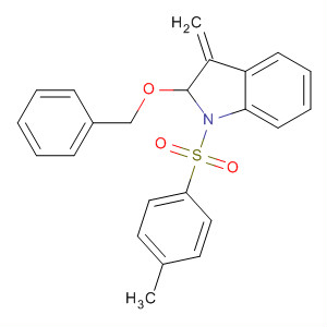 875312-98-4  1H-Indole,2,3-dihydro-3-methylene-1-[(4-methylphenyl)sulfonyl]-2-(phenylmethoxy)-