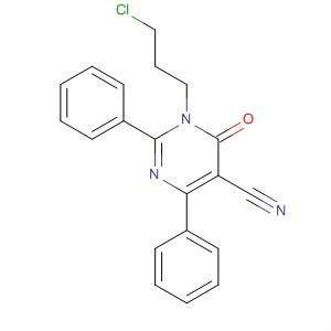 875327-50-7  5-Pyrimidinecarbonitrile,1-(3-chloropropyl)-1,6-dihydro-6-oxo-2,4-diphenyl-