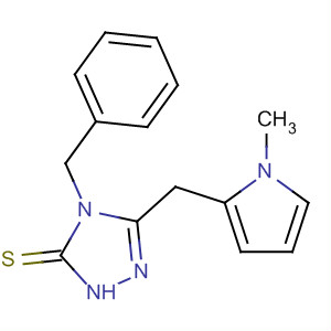 875329-82-1  3H-1,2,4-Triazole-3-thione,2,4-dihydro-5-[(1-methyl-1H-pyrrol-2-yl)methyl]-4-(phenylmethyl)-