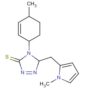 875329-83-2  3H-1,2,4-Triazole-3-thione,2,4-dihydro-4-(4-methylphenyl)-5-[(1-methyl-1H-pyrrol-2-yl)methyl]-