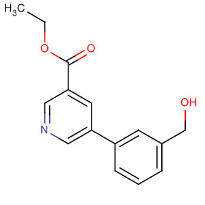 875414-69-0  3-Pyridinecarboxylic acid, 5-[3-(hydroxymethyl)phenyl]-, ethyl ester
