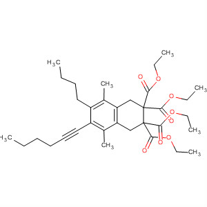 875430-76-5  2,2,3,3-Naphthalenetetracarboxylic acid,6-butyl-7-(1-hexynyl)-1,4-dihydro-5,8-dimethyl-, tetraethyl ester