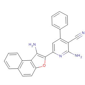 875468-49-8  3-Pyridinecarbonitrile,2-amino-6-(1-aminonaphtho[2,1-b]furan-2-yl)-4-phenyl-