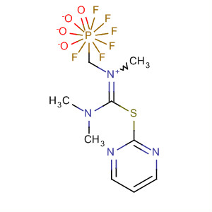 875468-87-4  Methanaminium,N-[(dimethylamino)(2-pyrimidinylthio)methylene]-N-methyl-,hexafluorophosphate(1-)