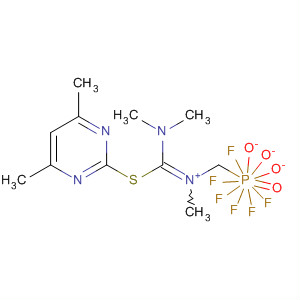 875468-89-6  Methanaminium,N-[(dimethylamino)[(4,6-dimethyl-2-pyrimidinyl)thio]methylene]-N-methyl-, hexafluorophosphate(1-)