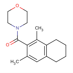 87555-80-4  Morpholine,4-[(5,6,7,8-tetrahydro-1,3-dimethyl-2-naphthalenyl)carbonyl]-