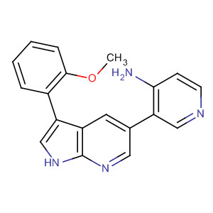 875634-34-7  4-Pyridinamine, 3-[3-(2-methoxyphenyl)-1H-pyrrolo[2,3-b]pyridin-5-yl]-