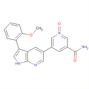 875634-94-9  3-Pyridinecarboxamide,5-[3-(2-methoxyphenyl)-1H-pyrrolo[2,3-b]pyridin-5-yl]-, 1-oxide