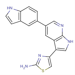 875638-27-0  2-Thiazolamine, 4-[5-(1H-indol-5-yl)-1H-pyrrolo[2,3-b]pyridin-3-yl]-