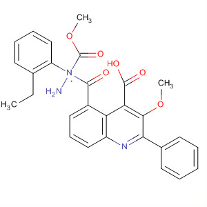875754-64-6  4-Quinolinecarboxylic acid, 3-methoxy-2-phenyl-,2-(2-ethylphenyl)-2-(methoxycarbonyl)hydrazide
