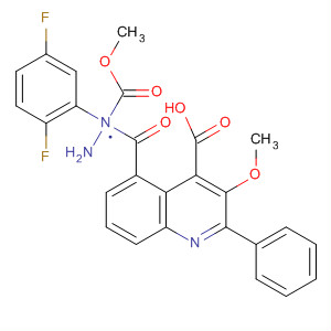 875754-70-4  4-Quinolinecarboxylic acid, 3-methoxy-2-phenyl-,2-(2,5-difluorophenyl)-2-(methoxycarbonyl)hydrazide