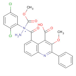 875754-74-8  4-Quinolinecarboxylic acid, 3-methoxy-2-phenyl-,2-(2,5-dichlorophenyl)-2-(methoxycarbonyl)hydrazide