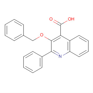 875754-97-5  4-Quinolinecarboxylic acid, 2-phenyl-3-(phenylmethoxy)-