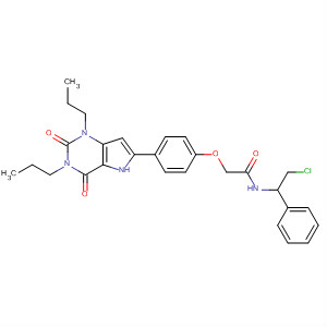 875802-63-4  Acetamide,N-(2-chloro-1-phenylethyl)-2-[4-(2,3,4,5-tetrahydro-2,4-dioxo-1,3-dipropyl-1H-pyrrolo[3,2-d]pyrimidin-6-yl)phenoxy]-