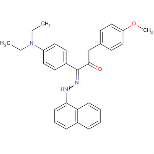 87610-24-0  Ethanone, 1-[4-(diethylamino)phenyl]-,[(4-methoxyphenyl)methyl]-1-naphthalenylhydrazone