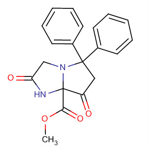 87616-23-7  1H-Pyrrolo[1,2-a]imidazole-7a(5H)-carboxylic acid,tetrahydro-2,7-dioxo-5,5-diphenyl-, methyl ester