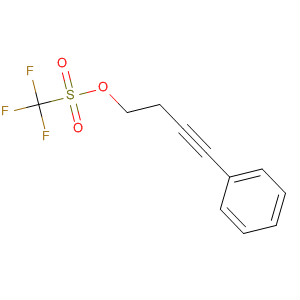 87639-40-5  Methanesulfonic acid, trifluoro-, 4-phenyl-3-butynyl ester