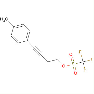 87639-41-6  Methanesulfonic acid, trifluoro-, 4-(4-methylphenyl)-3-butynyl ester
