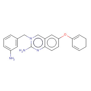 876768-90-0  2-Quinazolinamine, 3-[(3-aminophenyl)methyl]-3,4-dihydro-6-phenoxy-
