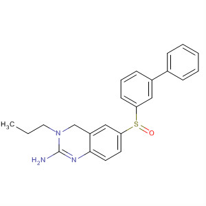 876769-21-0  2-Quinazolinamine, 6-([1,1'-biphenyl]-3-ylsulfinyl)-3,4-dihydro-3-propyl-
