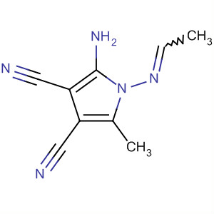 87688-95-7  1H-Pyrrole-3,4-dicarbonitrile, 2-amino-1-(ethylideneamino)-5-methyl-